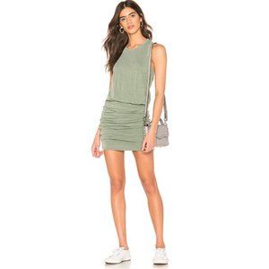 Sundry Ruched Racerback Tank Dress
